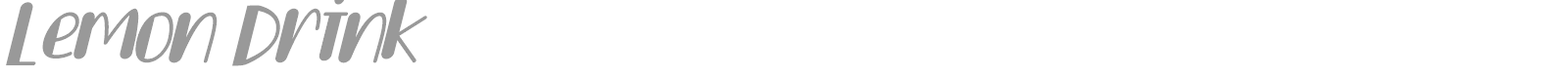 Lemon Drink font preview